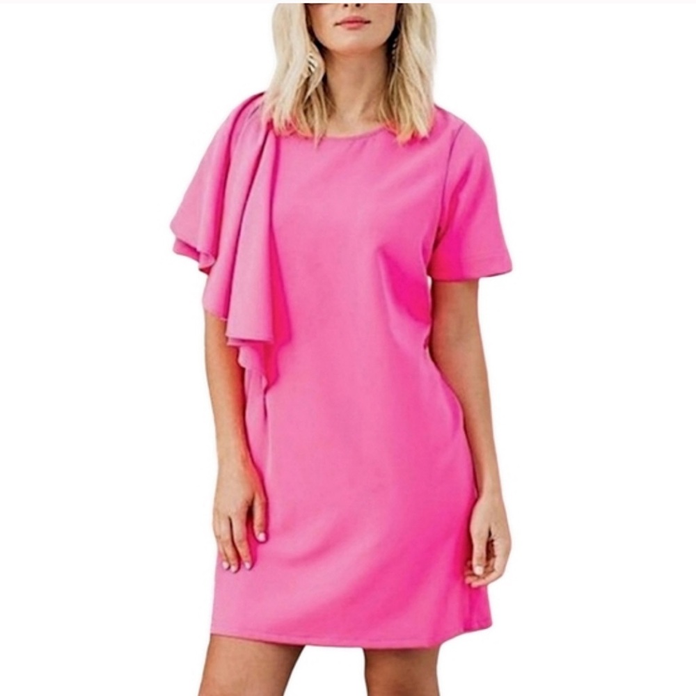 NEW CROSBY by Mollie Burch | XL Pink Dress NWT